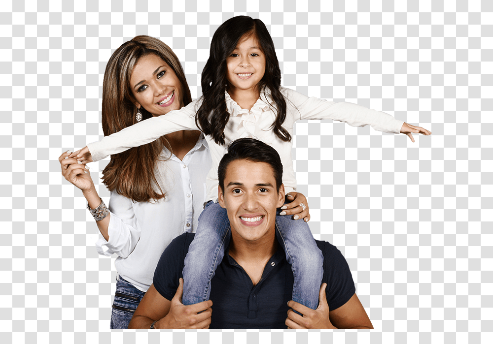 Happy Hispanic Family, Person, Human, People Transparent Png