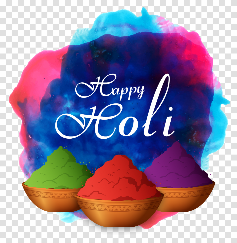 Happy Holi 2020 Images Hd, Birthday Cake, Dessert, Food, Purple Transparent Png