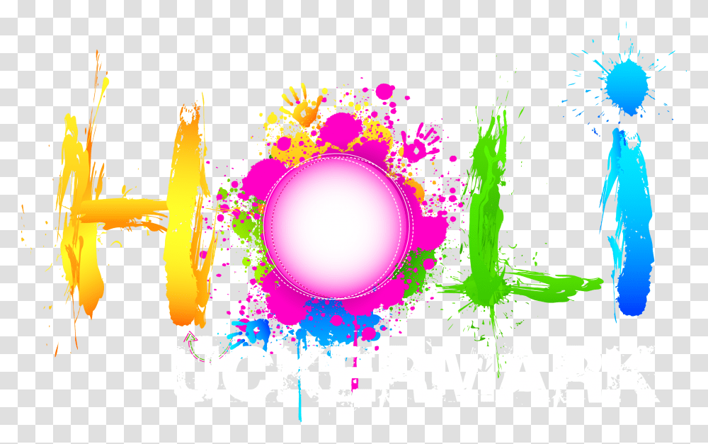 Happy Holi Happy Holi Text, Lighting, Floral Design Transparent Png