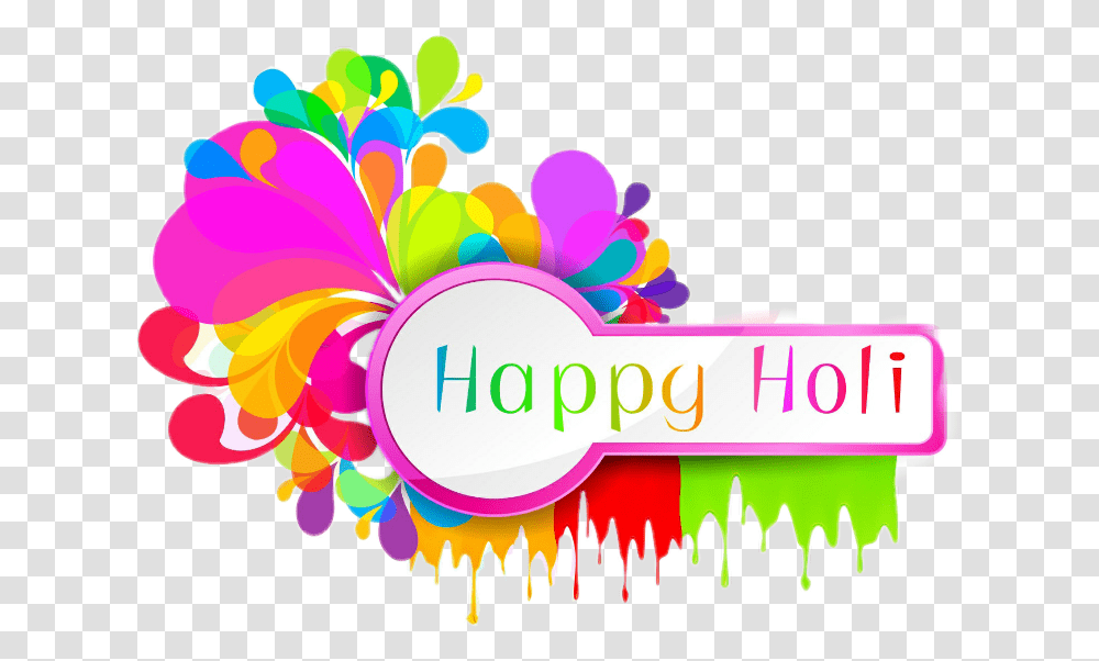 Happy Holi Images Hd, Floral Design, Pattern Transparent Png