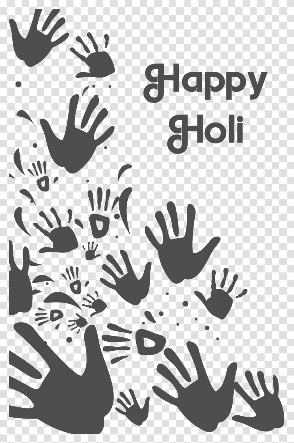 Happy Holi Poster, Stencil, Bird, Animal, Drawing Transparent Png