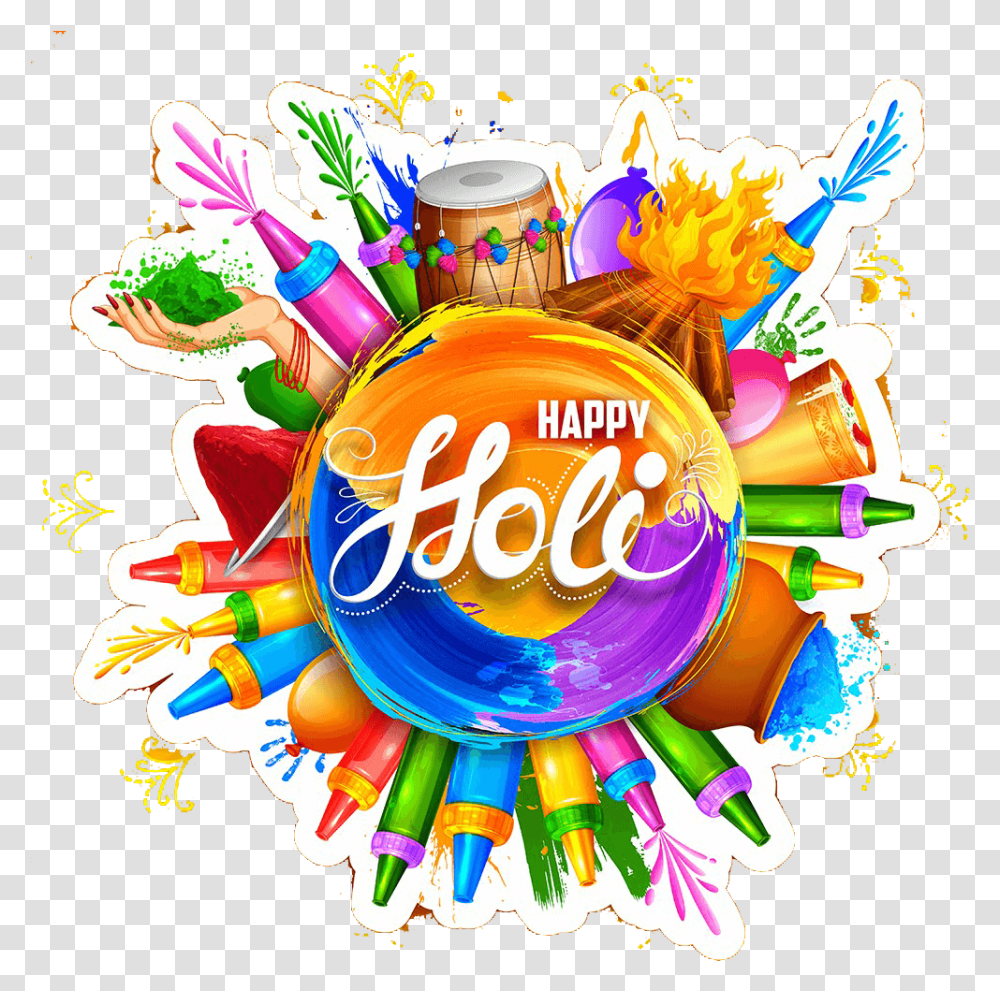 Happy Holi Sms Images Wishes Amp Text Msg 140 Characters Holi Vector Free Download, Doodle, Drawing Transparent Png