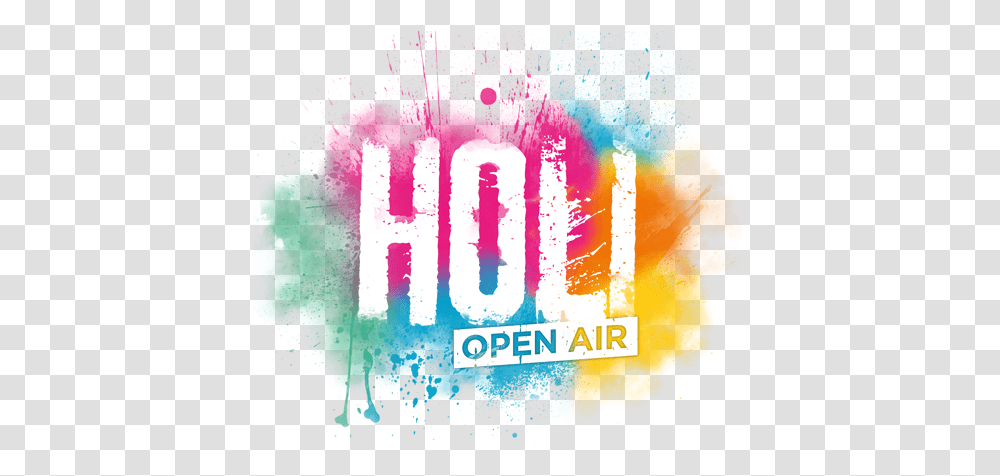 Happy Holi Text 2019 Festival Of Colours Tour, Poster, Advertisement, Flyer, Paper Transparent Png
