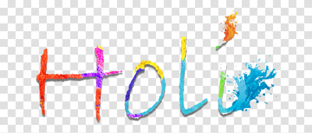 Happy Holi Text Holi Background And Text, Cross, Dye, Toy Transparent Png