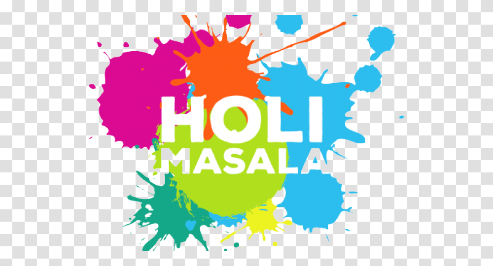Happy Holi Text Images, Poster, Advertisement Transparent Png