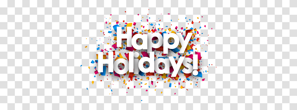 Happy Holidays Clipart All Happy Holidays, Paper, Confetti, Party, Club Transparent Png