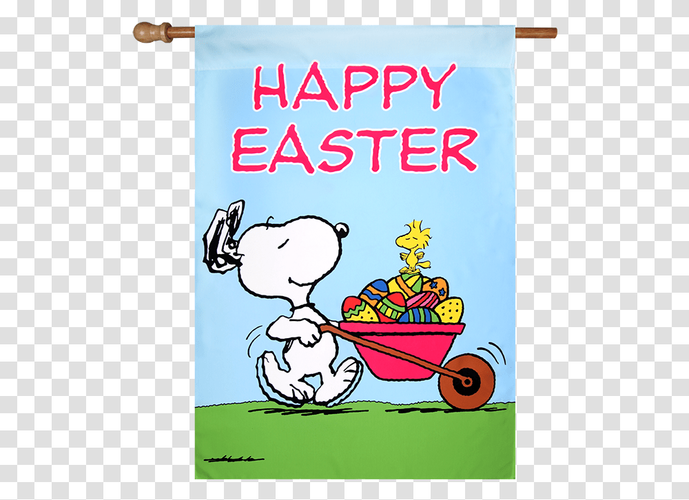Happy Holidays Clipart Snoopy Snoopy Easter Clip Art, Poster, Advertisement, Bird, Animal Transparent Png