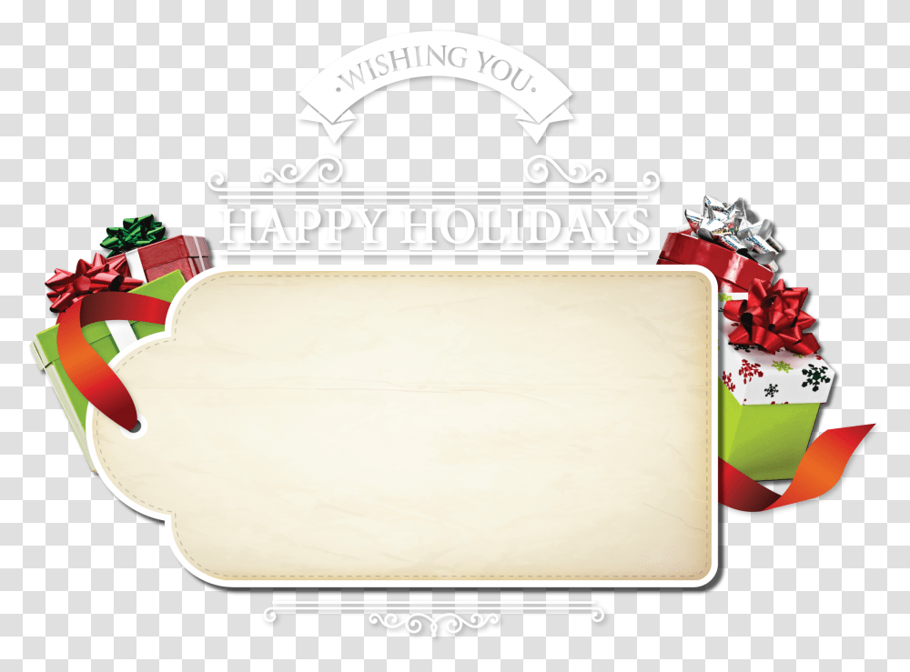 Happy Holidays Frames, Label, Outdoors Transparent Png