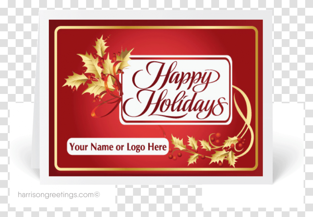 Happy Holidays Happy Holidays Card, Beverage, Coke, Label Transparent Png