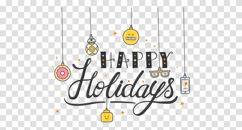 Happy Holidays Image Happy Holidays Gif, Text, Building, Urban, Clock Tower Transparent Png