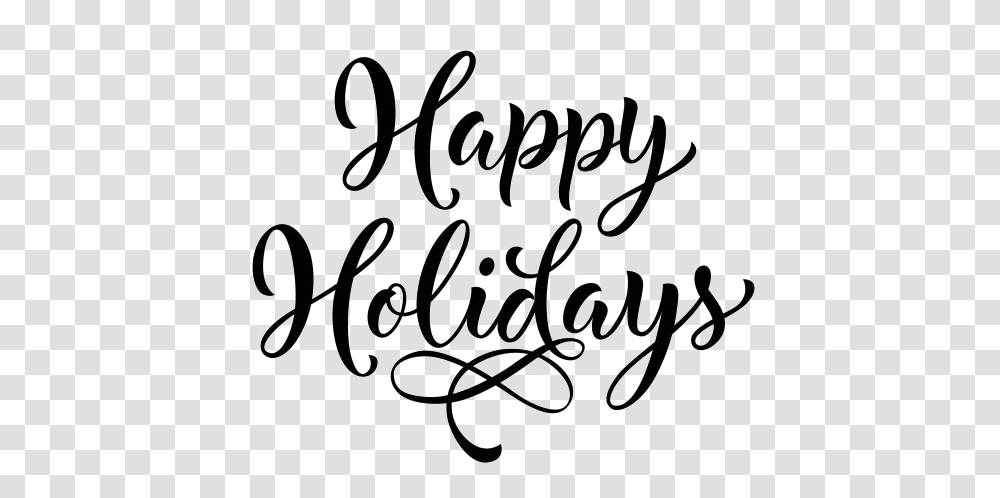 Happy Holidays Pic Happy Holidays Vector Free, Text, Calligraphy, Handwriting Transparent Png