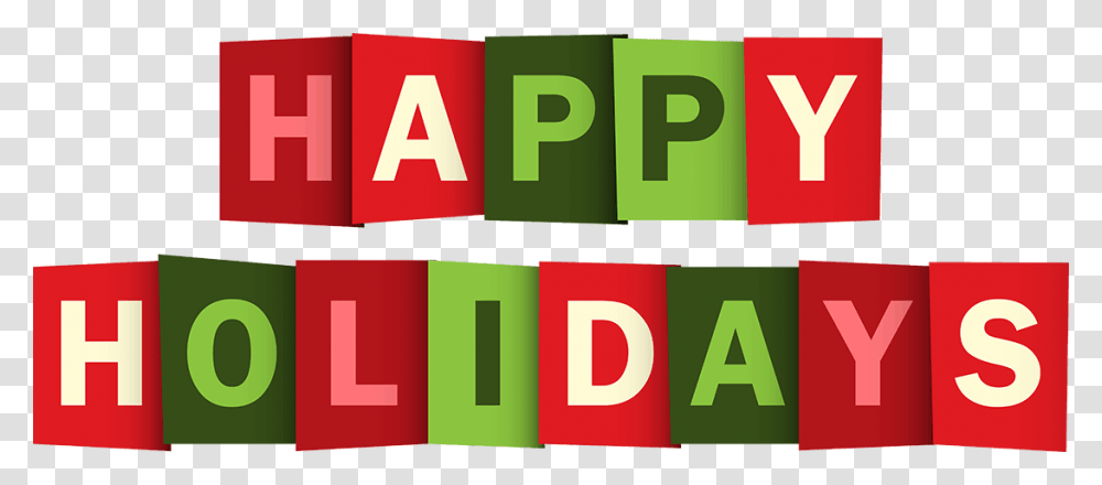 Happy Holidays Text, Alphabet, Word, Number Transparent Png