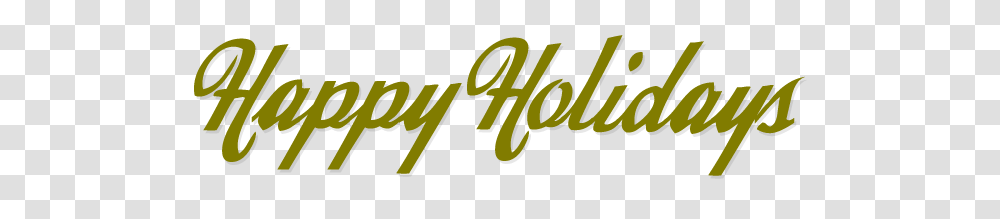 Happy Holidays, Handwriting, Label, Calligraphy Transparent Png