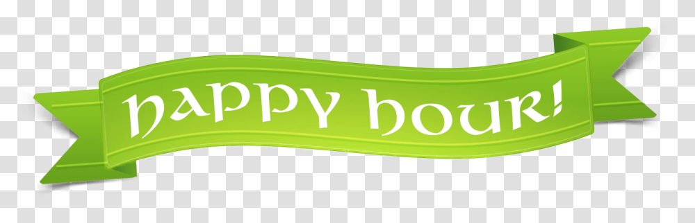 Happy Hour Banner, Number, Green Transparent Png
