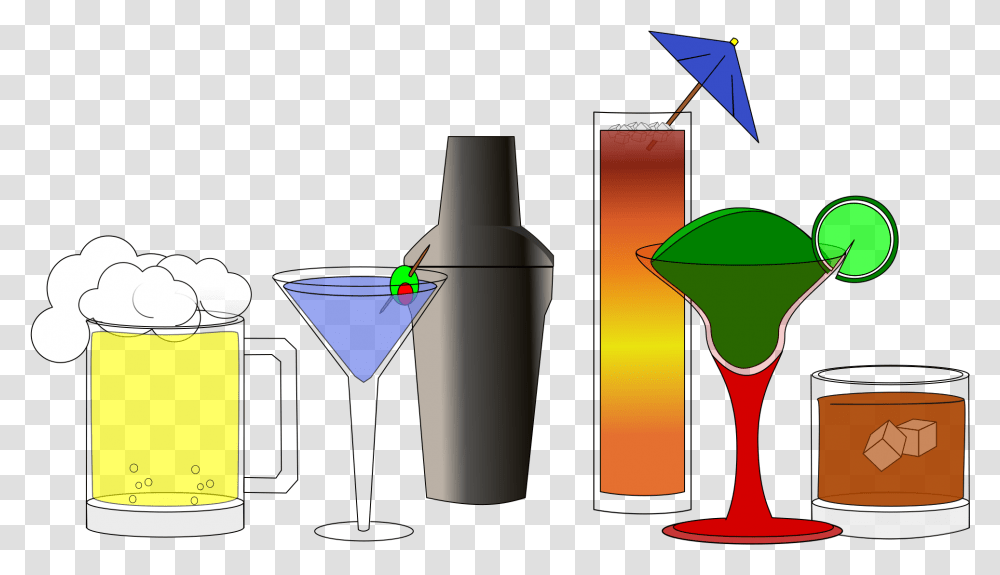 Happy Hour Drink Animations Happy Hour Drinks Clipart, Bottle, Shaker, Glass, Beverage Transparent Png