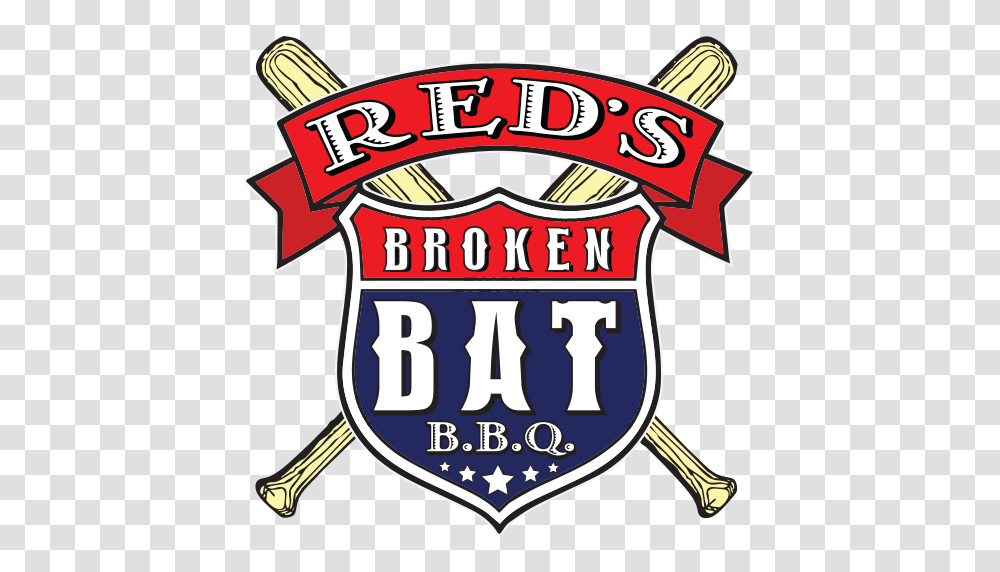Happy Hour Reds Broken Bat B B Q, Logo, Trademark, Ketchup Transparent Png