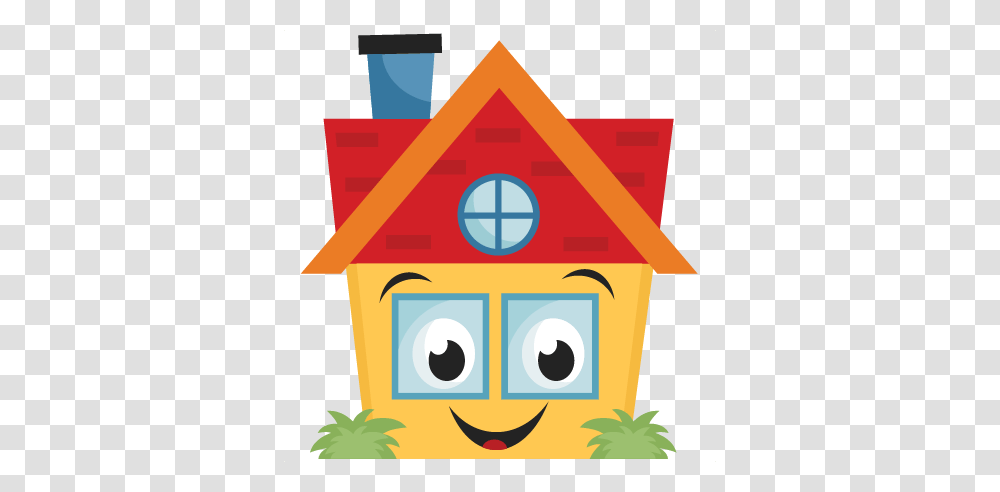 Happy House Scrapbook Cute Clipart For Our New, Road Sign, Triangle, Neighborhood Transparent Png
