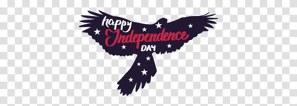 Happy Independence Day Eagle Wing Star Sticker Golden Eagle, Symbol, Logo, Text, Tree Transparent Png
