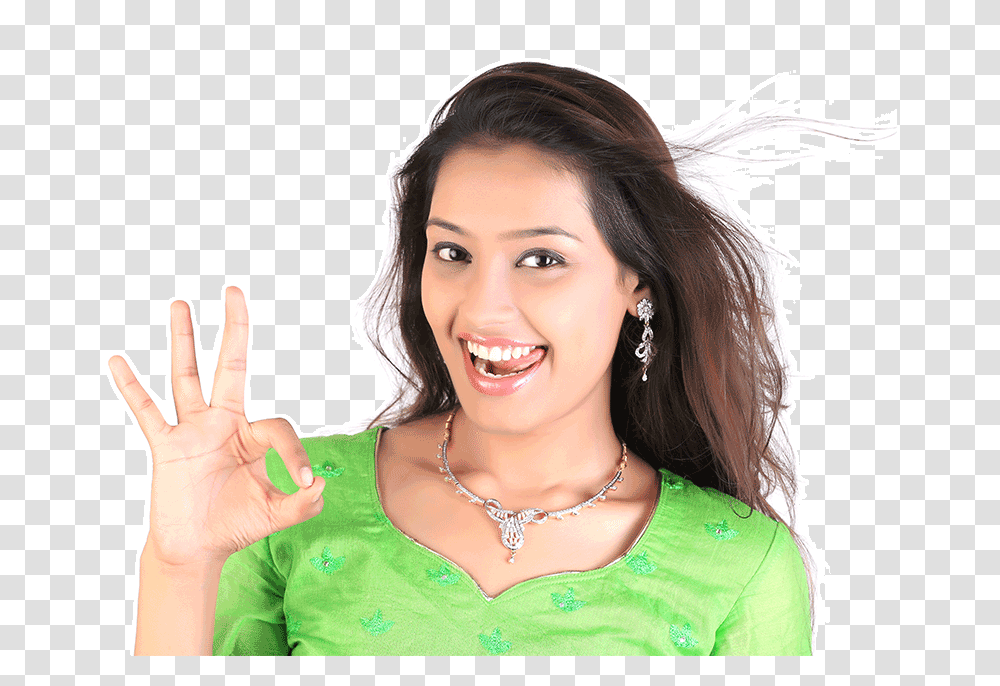 Happy Indian Girl Download Indian Girls Model, Necklace, Jewelry, Accessories, Accessory Transparent Png