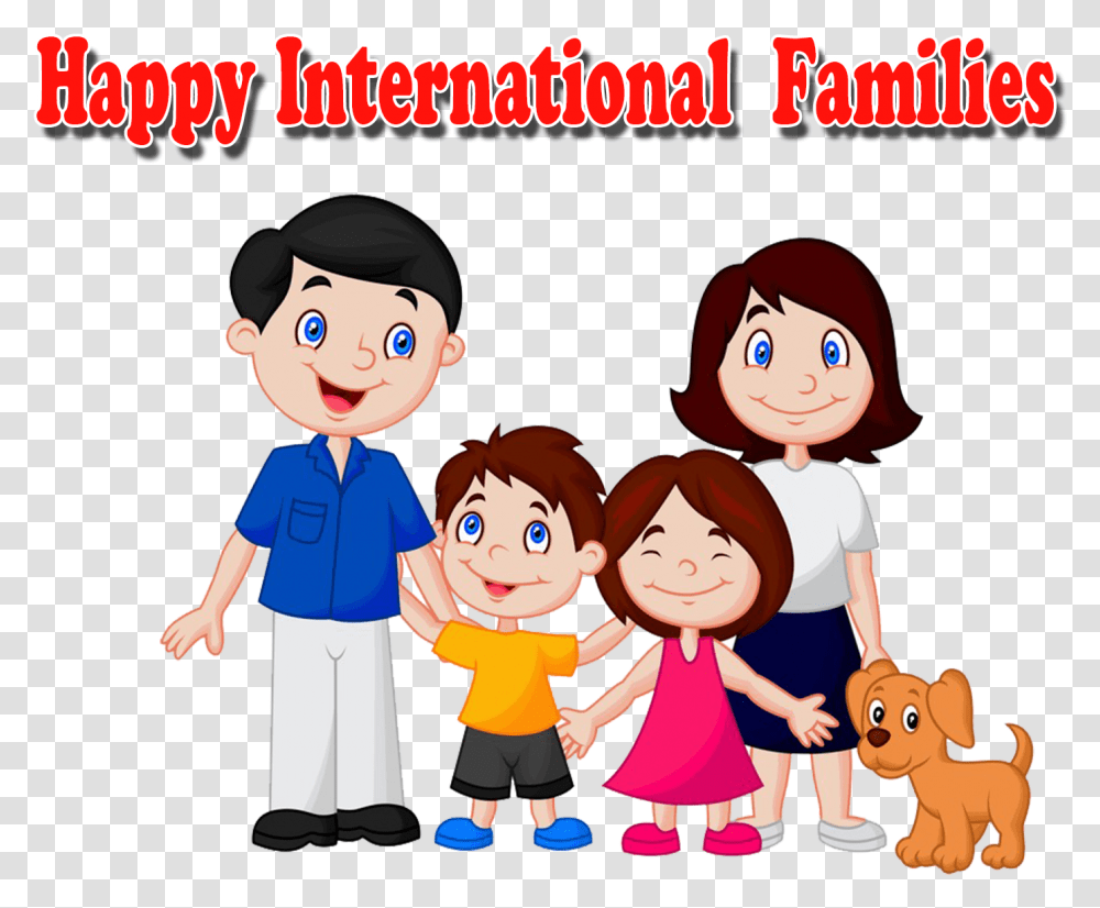 Happy International Day Of Families Background Clipart Family, People, Person, Human Transparent Png