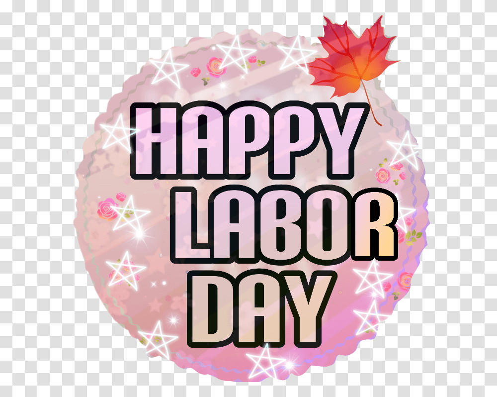 Happy Labor Day Balloon, Plant, Cream, Dessert, Food Transparent Png