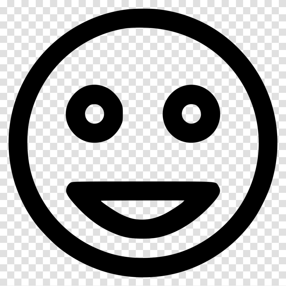 Happy Laugh Smile, Logo, Trademark, Stencil Transparent Png