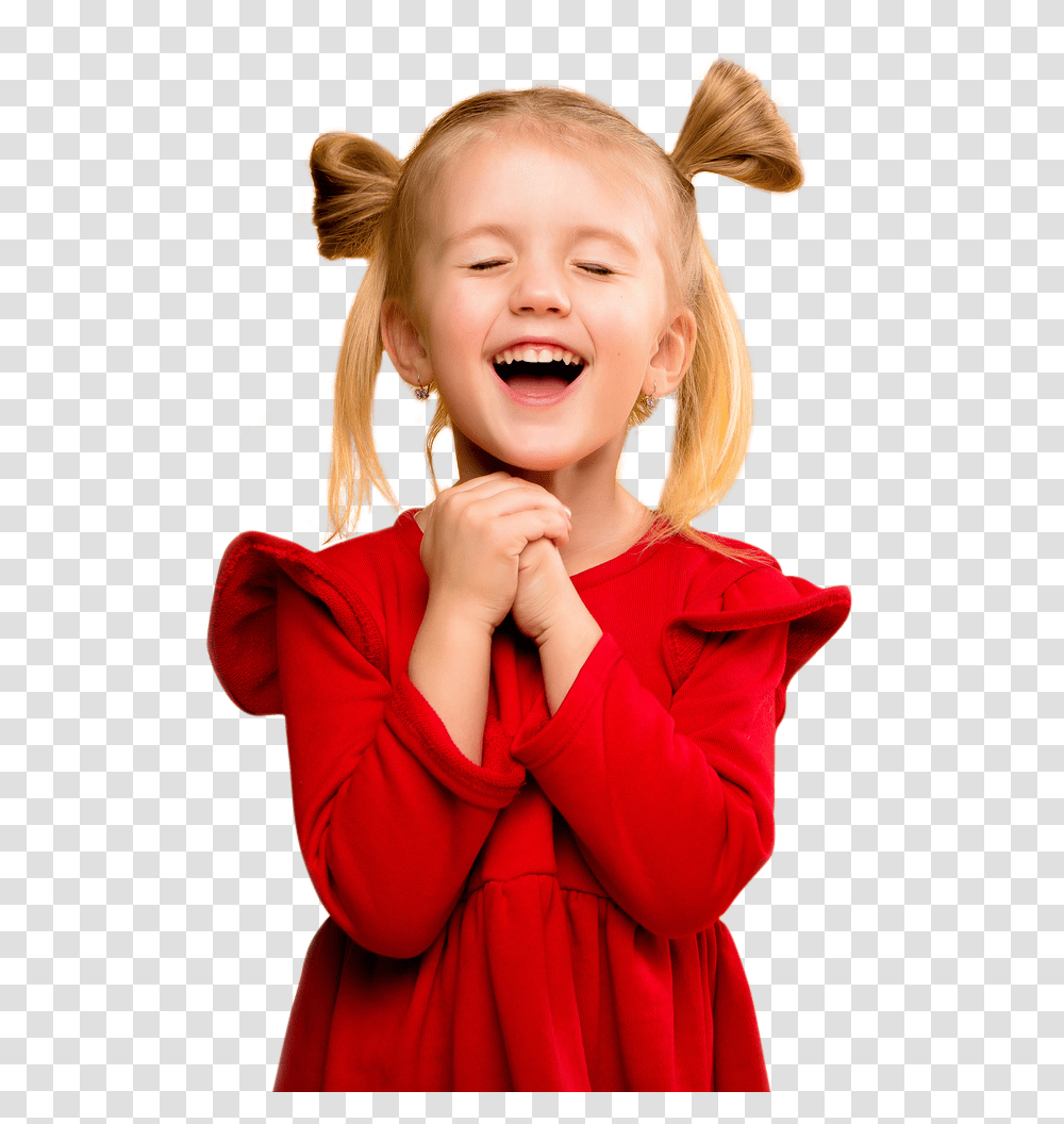 Happy Little Girl, Face, Person, Laughing Transparent Png