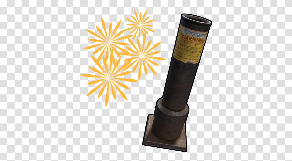 Happy Lunar New Year - Rustafied Rust Blue Roman Candle, Weapon, Bomb, Cylinder, Flame Transparent Png