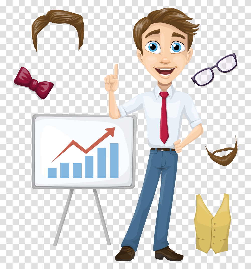 Happy Man Man Character, Person, Human, Tie, Accessories Transparent Png