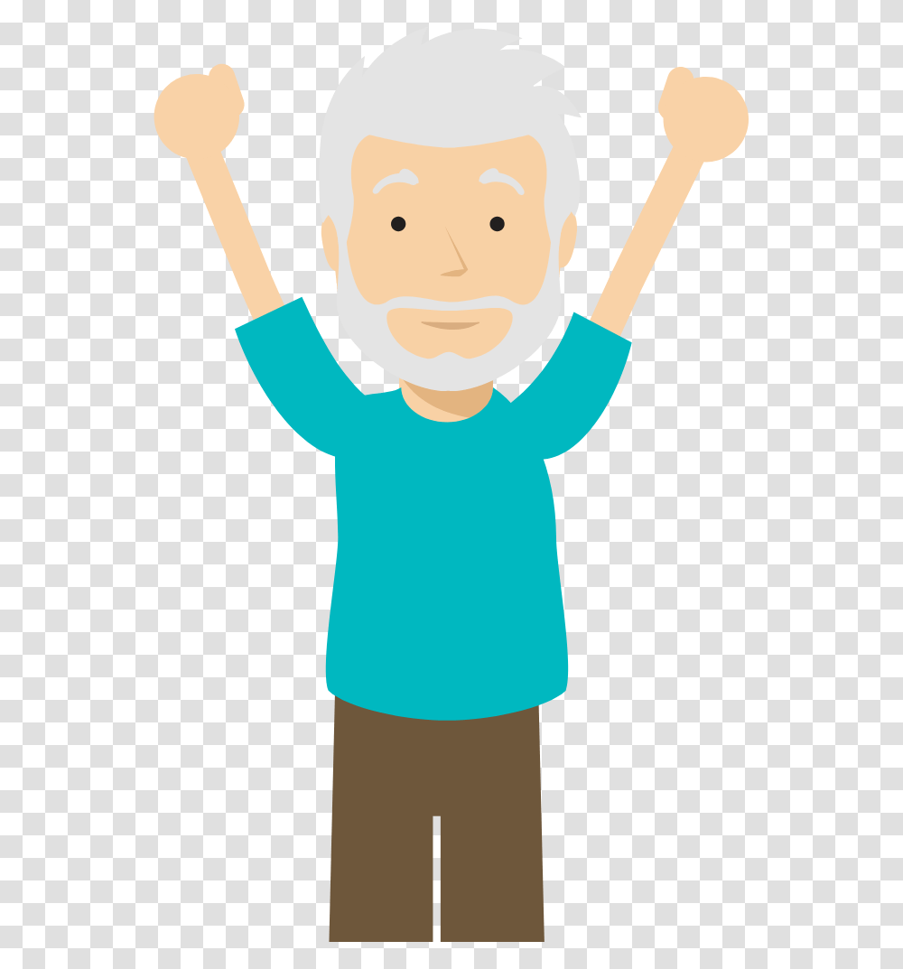 Happy Man, Person, People, Sleeve Transparent Png