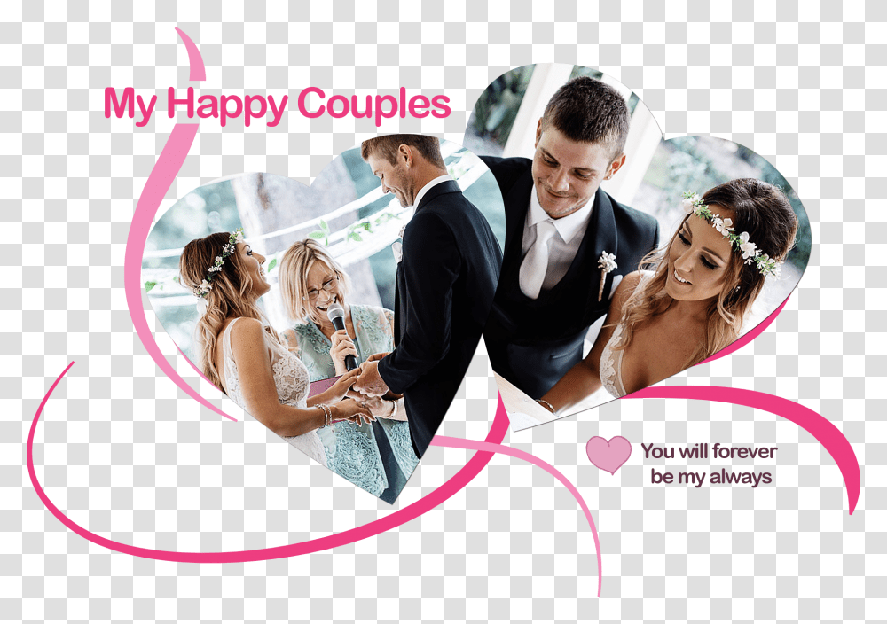 Happy Married Couples Wedding, Person, Advertisement, Poster Transparent Png