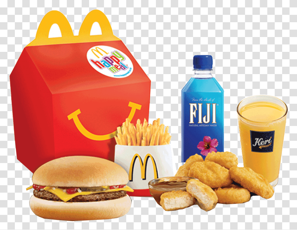 Happy Meal French Fries, Burger, Food, Fried Chicken, Outdoors Transparent Png