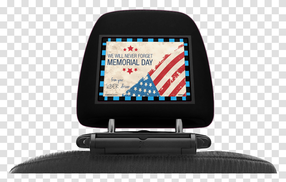Happy Memorial Day Happy Valentines Day En Uber, Cushion, Headrest, Pillow, Monitor Transparent Png