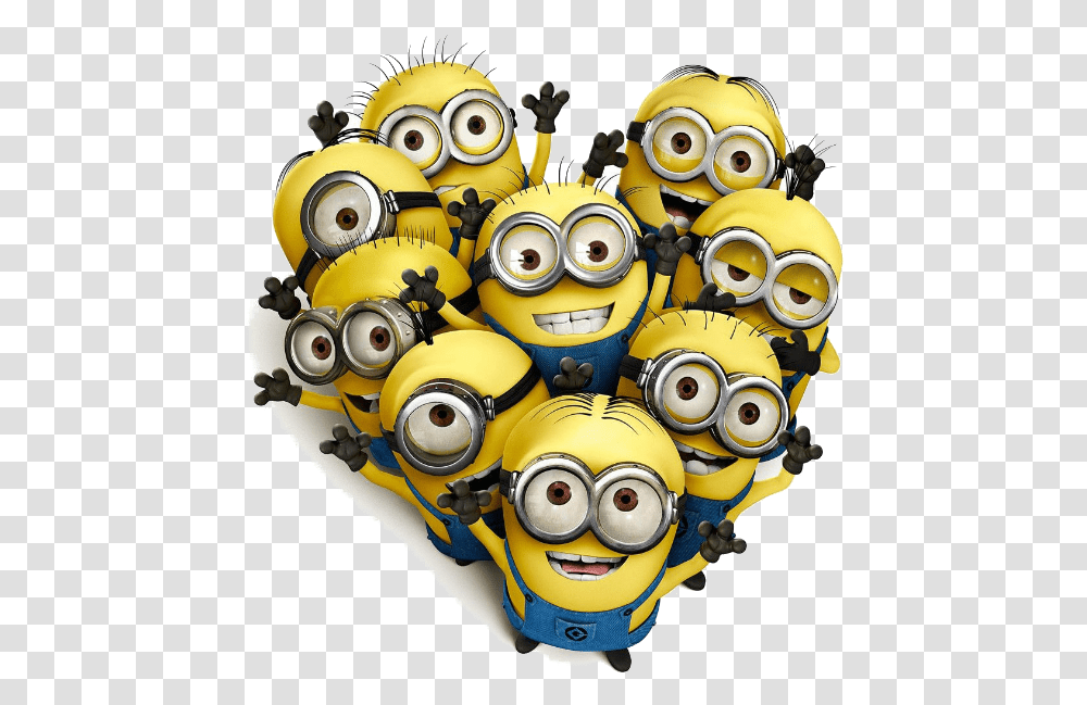 Happy Minions Background Minion Images Hd Download, Toy, Graphics, Art, Crowd Transparent Png
