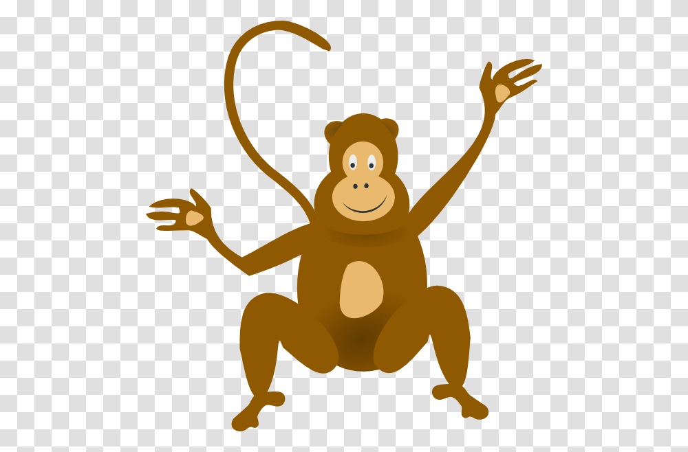 Happy Monkey Clip Art, Wildlife, Animal, Mammal, Amphibian Transparent Png