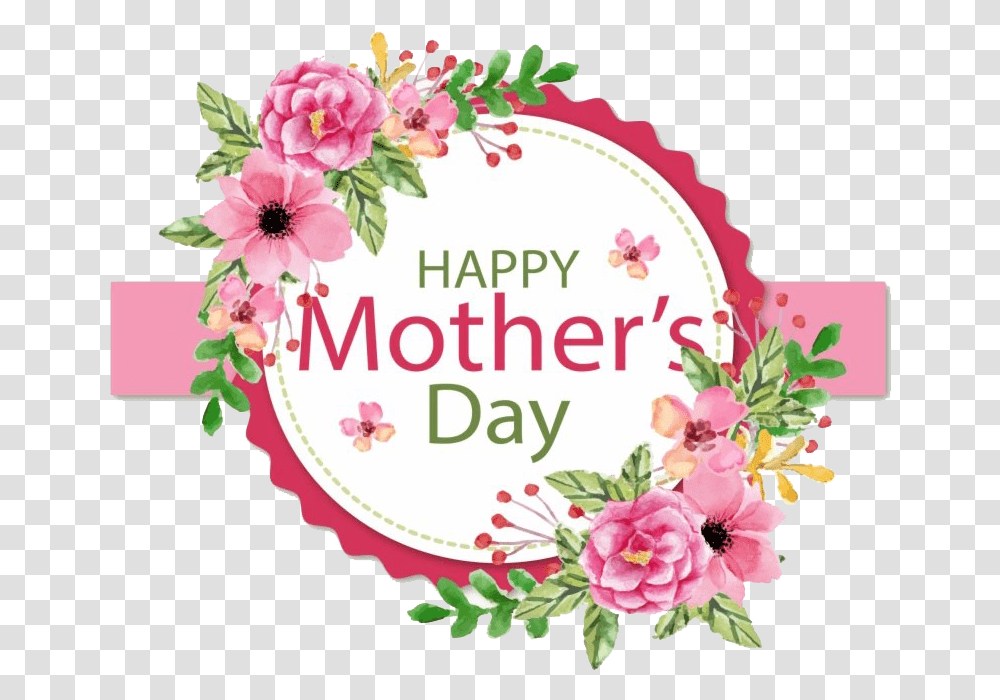 Happy Mothers Day Clipart Happy Mothers Day, Floral Design, Pattern, Graphics, Plant Transparent Png