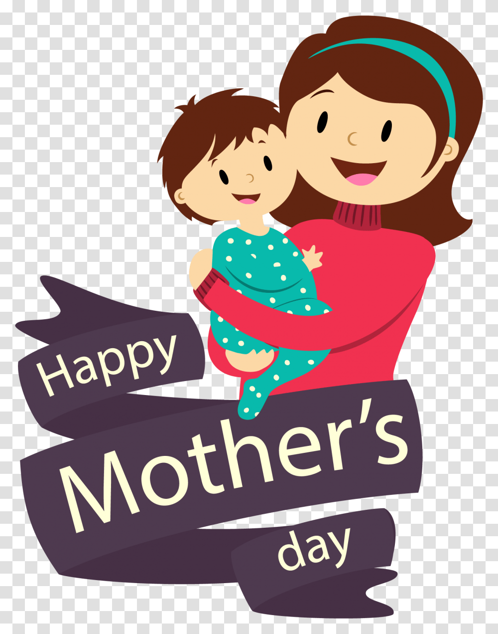 Happy Mothers Day Maa, Advertisement, Poster, Flyer, Paper Transparent Png