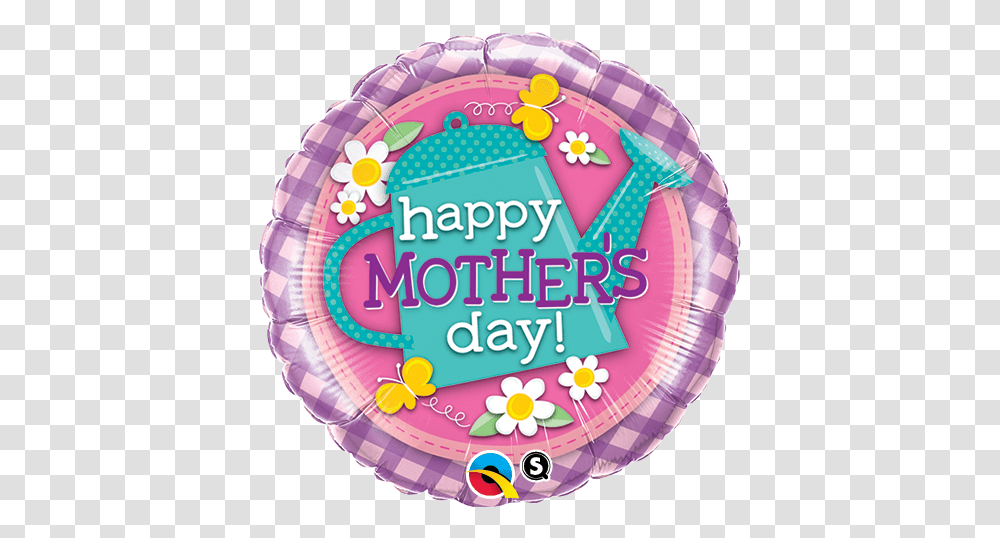 Happy Mothers Day Watering Can Foil Balloon 46cm Birthday, Birthday Cake, Dessert, Food, Sweets Transparent Png