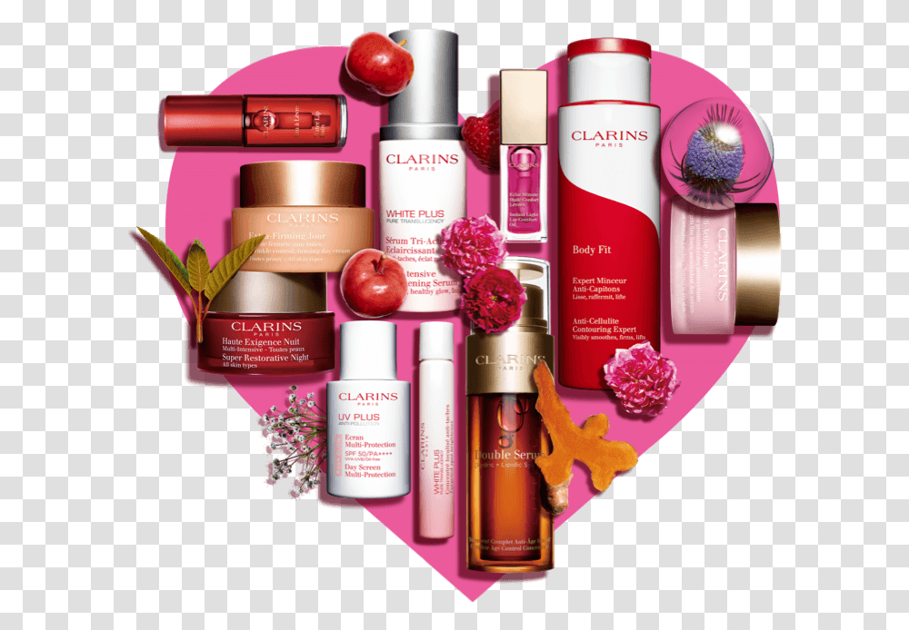Happy Mother's Day Clarins Hair Care, Cosmetics, Lipstick, Bottle, Flower Transparent Png