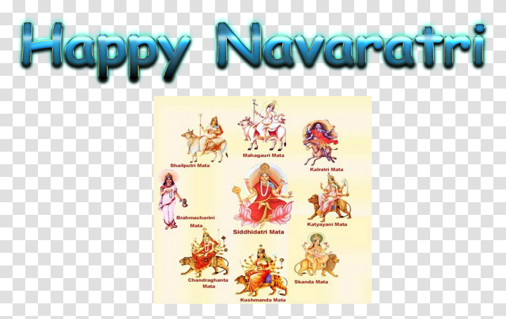 Happy Navaratri Hd Pics 9 Days Of Navratri Devi Names, Person, Human, Leisure Activities, Sport Transparent Png