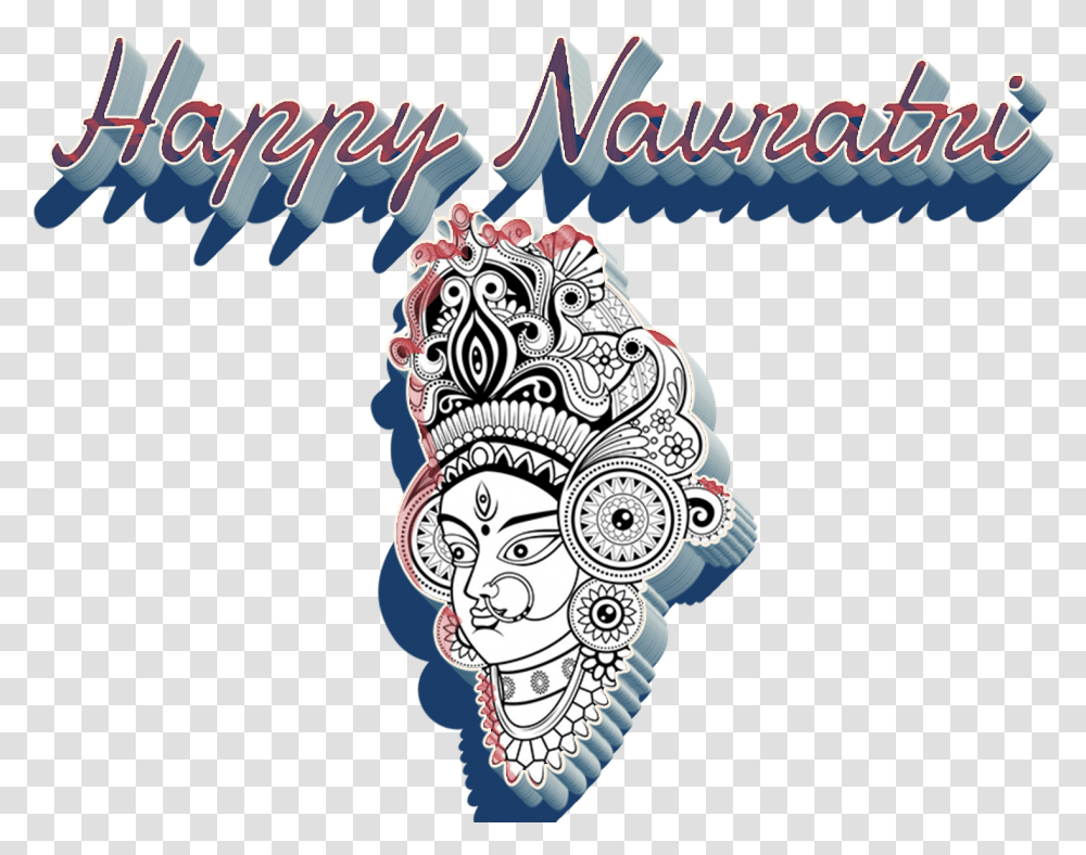 Happy Navratri Download Happy Vesak Day 2019, Doodle, Drawing Transparent Png