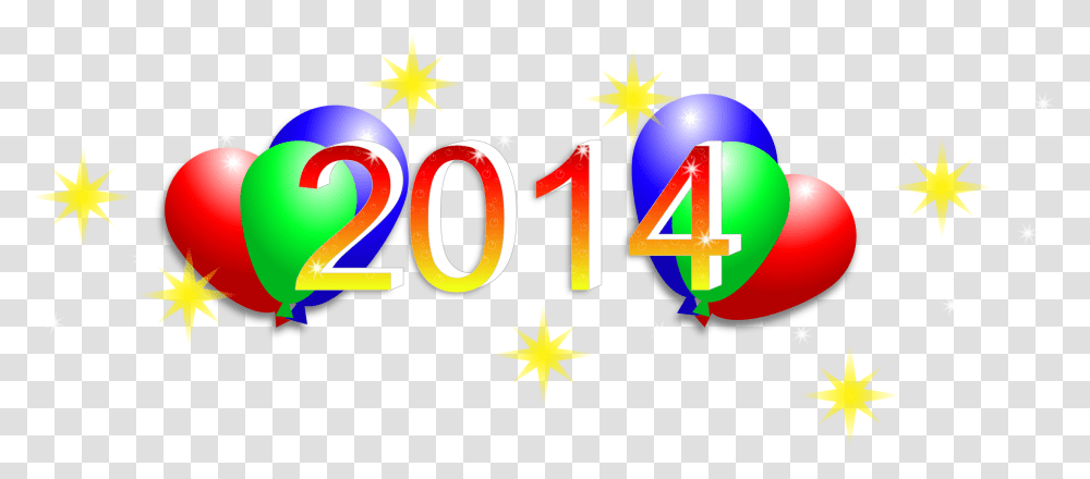 Happy New Year 2014 Clip Arts 2014 Clipart, Number, Alphabet Transparent Png