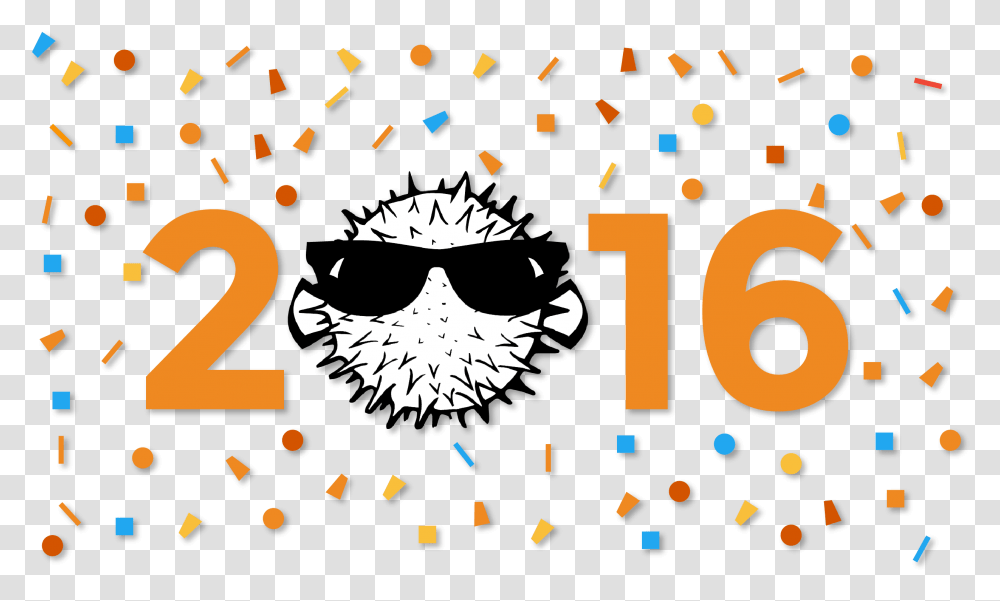 Happy New Year 2016, Paper, Number Transparent Png