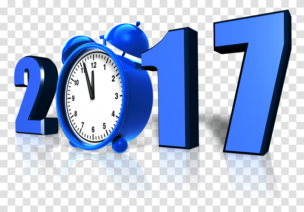 Happy New Year 2017 Community Home 2017, Alarm Clock, Analog Clock, Clock Tower, Architecture Transparent Png