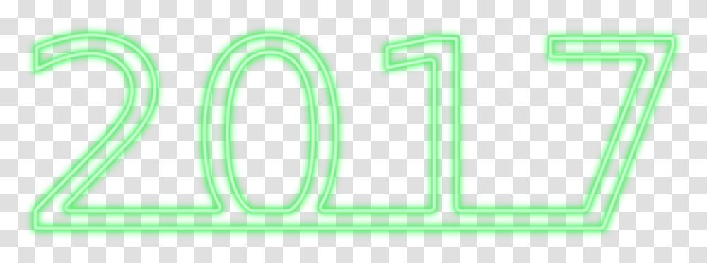 Happy New Year 2017 Facebook Cover Pics Neon, Number, Logo Transparent Png