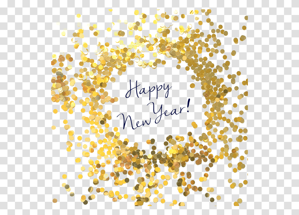 Happy New Year 2018 Clipart Clipart Happy New Year, Confetti, Paper, Chandelier, Lamp Transparent Png