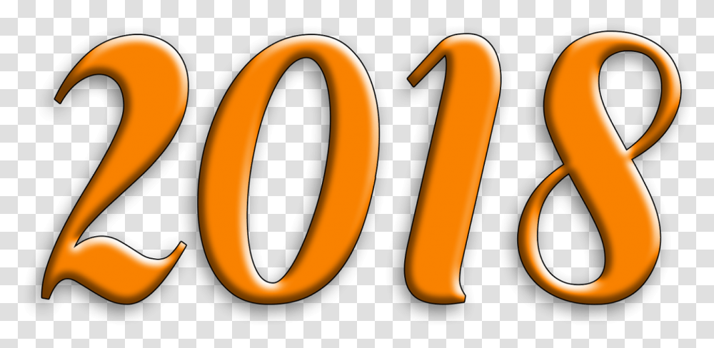 Happy New Year 2018 Free Download 3d Wallpapers, Number Transparent Png