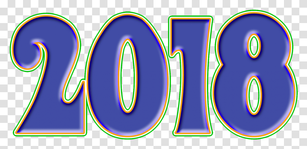 Happy New Year 2018 Images Download Graphic Design, Number, Purple Transparent Png