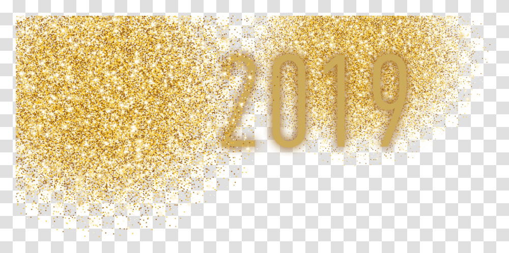 Happy New Year 2019 Invitation To Partner With Fawe - Forum New Years 2019, Light, Glitter, Confetti Transparent Png