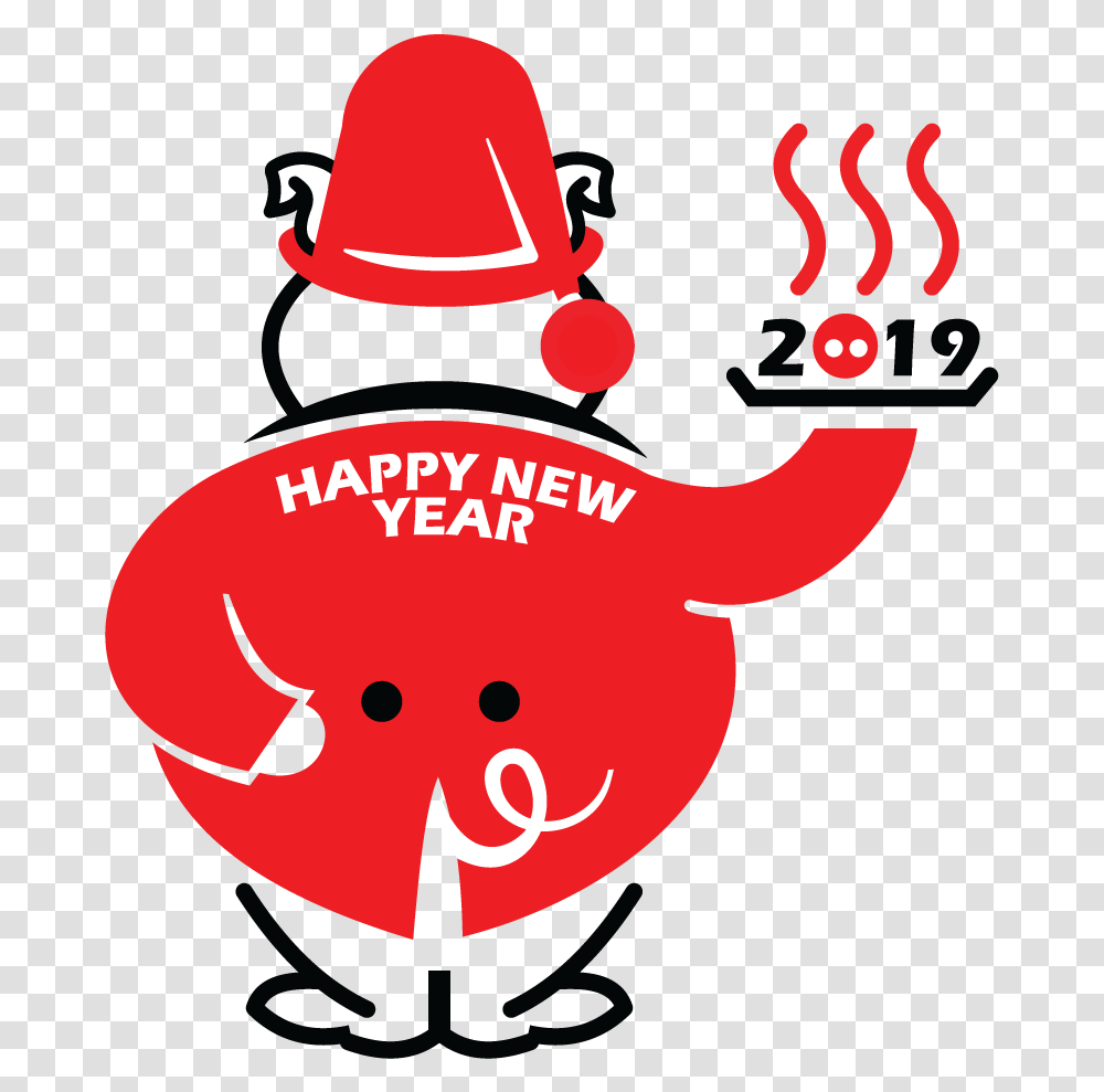 Happy New Year 2019 Pig By Kigeorgich Year Of The Pig 2019 For Pig Transparent Png
